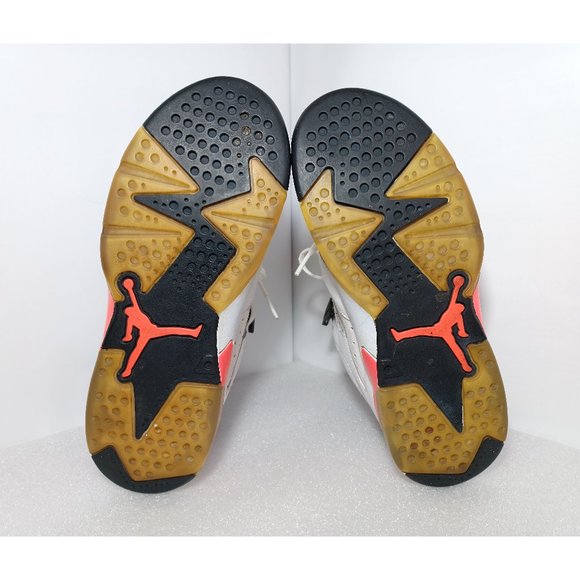 Nike Air Jordan 6 Retro White Infrared 2014 Sz 3Y 384666-123 Great Condition - Picture 11 of 12